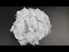 64mm sintetis buatan manusia Serat titik leleh rendah poliester untuk bantal