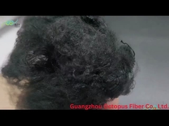 Low Crimp Solid Polyester Staple Fiber PSF 8.89D × 65mm Gray PSF buatan