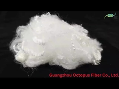 Stabilitas Matriks Polyester buatan manusia Serat 64mm Low Melt Off Putih PSF
