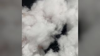 6. Serat Longgar Lembut Sangat Halus, Serat yang Diolah Silikon Kontrol Suhu PCM untuk Pakaian Hangat