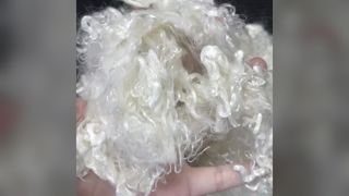 Serat Beludru Awan Dingin 1,5D×64mm, Serat Pokok Beludru Berbulu Pendingin Instan untuk Tempat Tidur