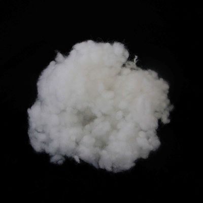 Beli Serat Polyester Konjugasi Daur Ulang 32mm Putih Murni Kosong Konjugasi PSF pembuatan online