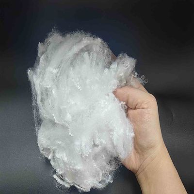 Beli Serat Staple Polyester Putih Nontoxic 51mm Solid Low Melting Fiber Pendek pembuatan online