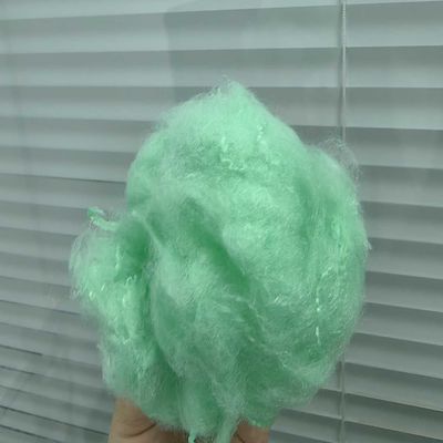 Harga yang bagus 51mm Poly Synthetic Fiber Customized Color Polyester Staple Untuk Kasur on line
