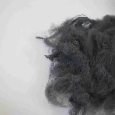 Beli Low Crimp Solid Polyester Staple Fiber PSF 8.89D × 65mm Gray PSF buatan pembuatan online