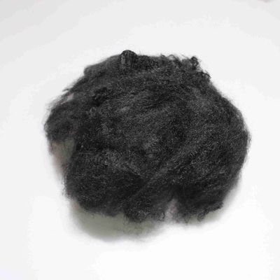 Beli Serat Staple Polyester Kerongkongan 6.67D Hitam Pria Dibuat Serat Staple Untuk Kasur pembuatan online