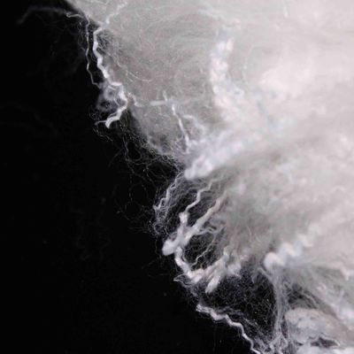 Beli White Polyester Fiber Staple Artificial 51mm 180°C Untuk penggunaan interior mobil pembuatan online