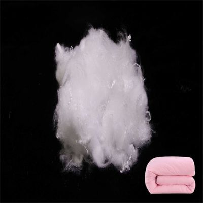 Beli Disesuaikan Soft Virgin Polyester Short Cut Fiber 32mm Untuk Selimut Selimut pembuatan online