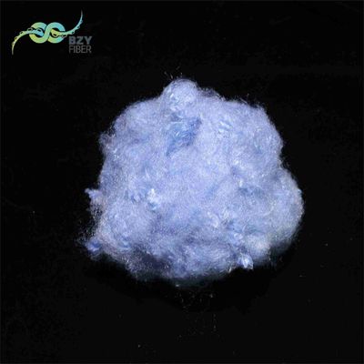 Beli A Grade PET Polyester Staple Fiber Biru 51mm Untuk Produksi Non Woven pembuatan online