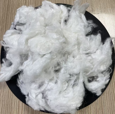 Harga yang bagus Serat Viscose Polyester Tahan Api Campuran 70-30 Putih on line