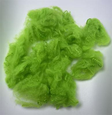 Harga yang bagus Lightweight Recycled Polyester Staple Fiber with Good Chemical Resistance and Qiuxiang Green Color on line