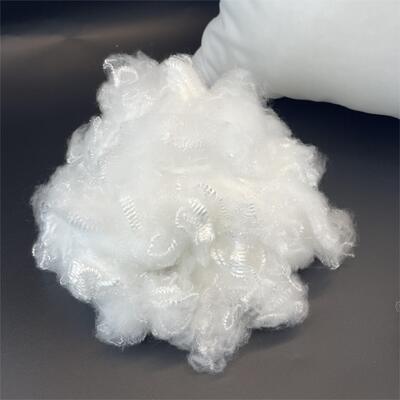 Harga yang bagus Virgin Polyester Staple Fiber 1.33D 38mm Putih Optik Cerah Kerongkong untuk Tekstil dan Penggunaan Rumah on line