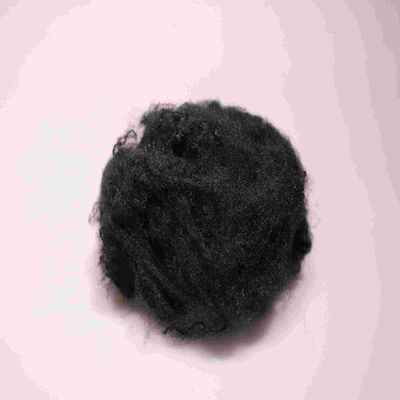 Harga yang bagus Serat tahan api hitam 64mm Serat Staple Viscose yang ramah lingkungan on line