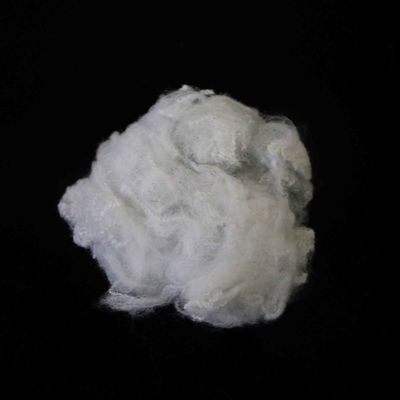 Harga yang bagus Solid Daur Ulang Polyester Staple Fiber Matrix Stabilitas PSF Off Putih 51mm on line