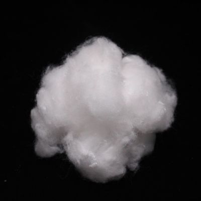 Harga yang bagus Serat 4D ES Fiber Low Crimp Water Repellent Polyester Short Cut Fiber untuk Bedspread on line