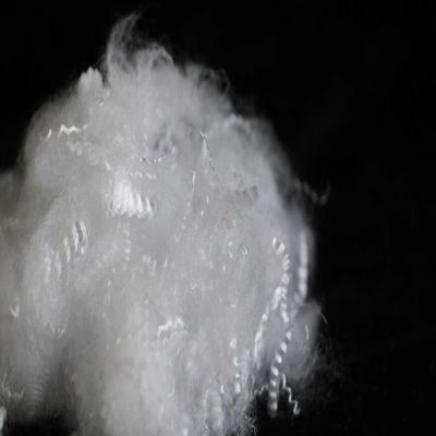 Harga yang bagus Virgin Polyester Staple Fiber Putih Ramah Lingkungan PSF Disesuaikan Crimp on line