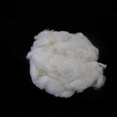 Harga yang bagus Off White Flame Retardant Viscose Staple Fiber 64mm Untuk Kain Non Woven on line