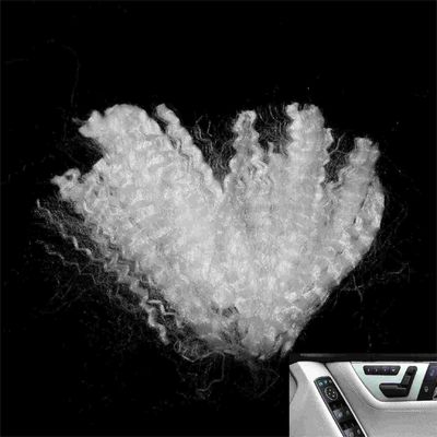 Harga yang bagus Serat Staple Polyester 4 Denier Non Silicone Untuk Interior Otomotif on line