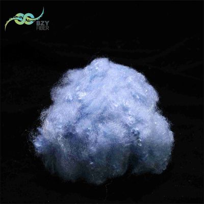 Harga yang bagus Fiber sintetis polyester 9D biru untuk bantal on line