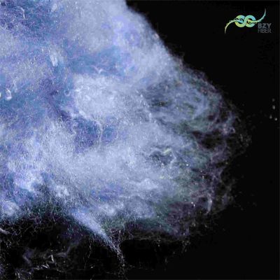 Harga yang bagus Serat Staple Polyester Non-Fluorescent 51mm 9D Untuk Kain Non Woven on line