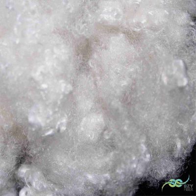 Harga yang bagus Non-silikonisasi konjugasi berongga Polyester Serat Coiled Coil 15D Putih on line
