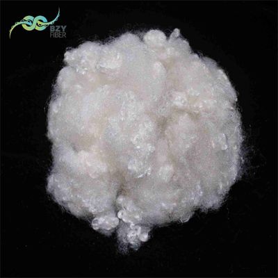 Harga yang bagus Daur Ulang Serat Konjugasi Kerongkongan Retardant Flame Coiled 64mm Serat Staple on line