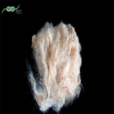Harga yang bagus Serat Polyester Daur Ulang Ramah Lingkungan Titik Peleburan Rendah Serat Staple 64mm on line