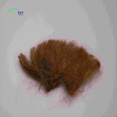 Harga yang bagus Brown Polyester Staple Fiber 4080 mainan isian Serat poliester berongga on line