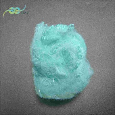 Harga yang bagus Fiber Staple Polyester Regenerated Light Blue Dope Dicat 2.5D PSF Untuk Padding on line