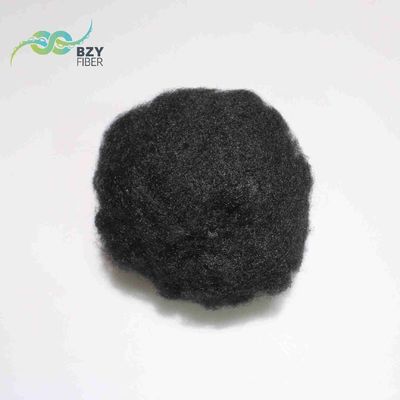 Harga yang bagus Serat poliester solid yang tidak silikonisasi Daur Ulang Serat poliester 4080 64mm Serat poliester staple on line