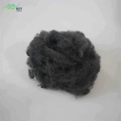 Harga yang bagus Serat Polyester Regenerated Grey 8.89D Serat Staple Polyester Kelas A on line
