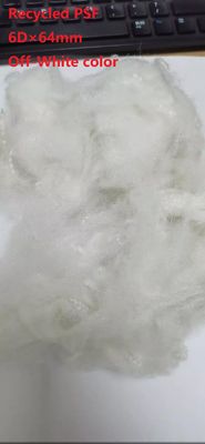 Harga yang bagus 6D×64mm Serat Staple Polyester 100% Polyester Chip Bahan baku Bulat Serat Tekstil Sintetis on line
