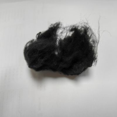 Harga yang bagus Serat Stapel Poliester Virgin 2.78D 51mm Hitam Tahan Noda Tinggi on line