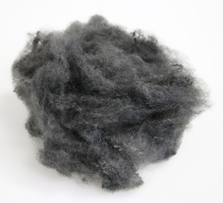 Harga yang bagus Virgin Polyester Staple Fiber 8.89D 65mm Grey untuk Interior Otomotif on line