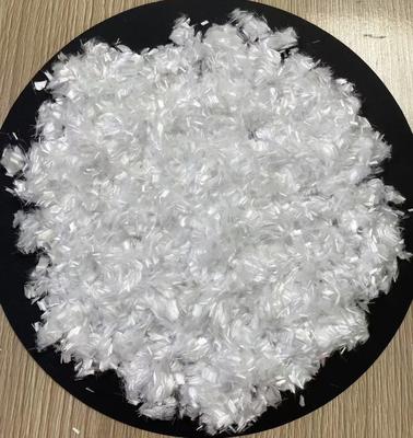 Harga yang bagus Polypropylene Polyethylene Concrete Fiber 4.5mm White on line