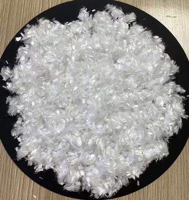Harga yang bagus Serat Beton Polypropylene Polyethylene 4.5mm Putih on line