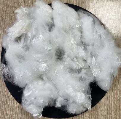 Harga yang bagus Serat Staple Polyester Cationic Dyeable 1.56D 51mm untuk kasur tahan api on line
