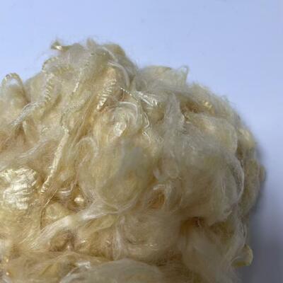 1.5DX51mm Serat Protein Kedelai Biodegradable Ramah Kulit untuk Aplikasi Tekstil dan Rumah Tangga