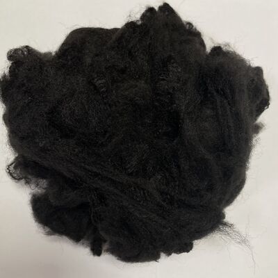5.5D*51mm Serat ES Felt Hitam Untuk Peredam Suara & Spesifikasi Serat Stapel Felt Berwarna Tinggi Lembut & Mengembang Cepat Dapat Disesuaikan