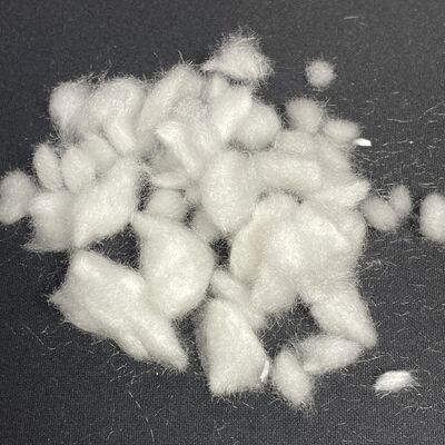 Harga yang bagus Untuk produk sanitasi Nonwoven Super Absorbent Staple Fiber 9D*6mm, High Hydrophilic Quick Water Lock Short Fiber on line